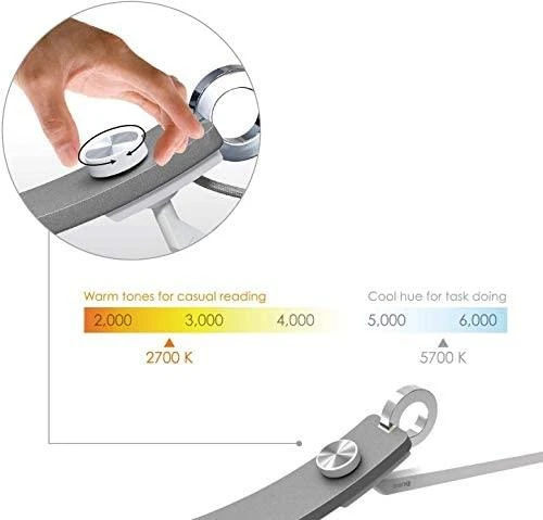 BenQ e-Reading LED stalinė lempa – auksinė, su pasukama svirtimi, automatiniu pritemdymu ir atspalvių reguliavimu, be ekrano akinimo, akių priežiūrai, puikiai tinka dizaineriams, inžinieriams, architektams, skaitymui, biurui.