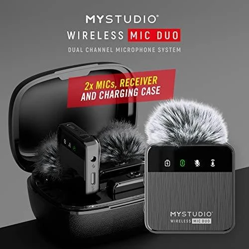 Mikrofonas EasyPix MyStudio Wireless Mic Duo