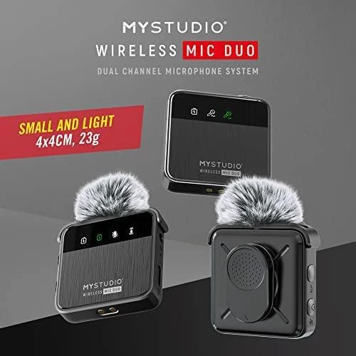 Mikrofonas EasyPix MyStudio Wireless Mic Duo