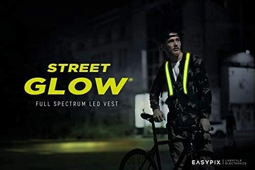EasyPix StreetGlow L/XL - suagusiems LED liemenė