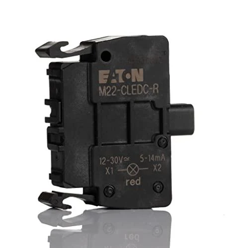 Eaton LED 12-30 V AC / DC spyruoklės gnybtas M22-CLEDC-R (216573)