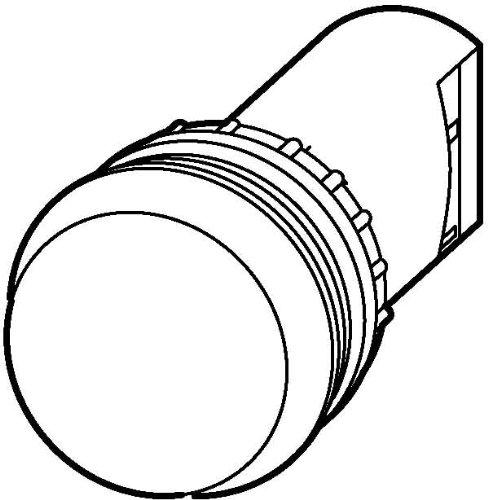 Eaton 22 mm baltos spalvos signalinė lemputė, skirta BA M22- LC- W (216907) lempoms