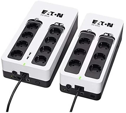 Apc Eaton 3S550D nepertraukiamo maitinimo resursai (UPS) Budėjimo režimas (neprisijungus) 550 VA 330 W 6 AC išvestis(ys / čių)
