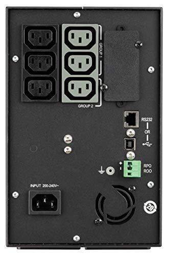 „Eaton 5P“ 1150 VA / 770 W, linijinis interaktyvus grynas sinusinis išėjimas, 4 min. esant pilnai apkrovai, 3 metų garantija (2 metai baterijoms)
