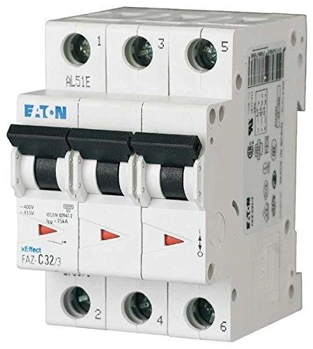 Eaton FAZ-Z2/3 OFF NMP. 3 polių, IN=2A