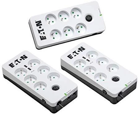 Eaton PB6F viršįtampių ribotuvas 6 AC išvestis(ys / čių) 220-250 V Juoda, Balta