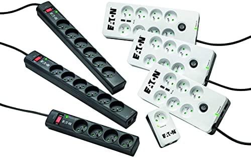 Eaton PB6TUF viršįtampių ribotuvas 6 AC išvestis(ys / čių) 220-250 V Juoda, Balta