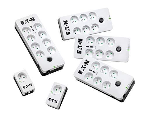 Eaton PB6TUF viršįtampių ribotuvas 6 AC išvestis(ys / čių) 220-250 V Juoda, Balta