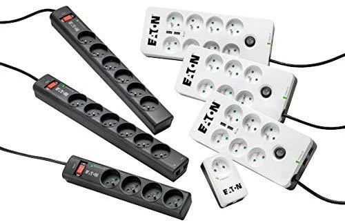 Eaton PS4F viršįtampių ribotuvas 4 AC išvestis(ys / čių) 220 - 250 V Juoda, Balta 1 m