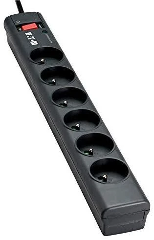 Eaton PS6F viršįtampių ribotuvas 6 AC išvestis(ys / čių) 220 - 250 V Juoda, Balta 1 m