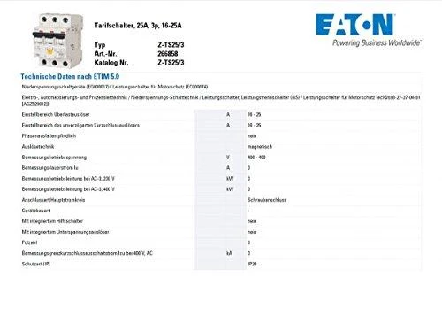 Eaton Z-TS25 / 3 tarifų jungiklis 266858