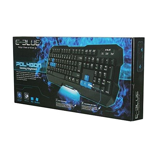 E-Blue E-Mėlyna E-Mėlyna Polygon klaviatūra (EKM075BK)