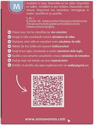 "Enna" ciklo menstruacinė taurė taurė M dydžio 2 taurės sterilizatorius