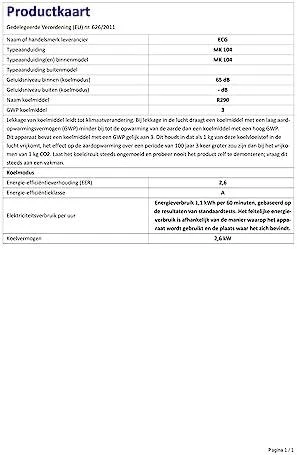 Kondicionierius ECG Oro kondicionieriaus EKG