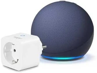 Amazon Echo Dot (5. Gen) nešiojama išmanioji kolonėlė, Mėlynos spalvos