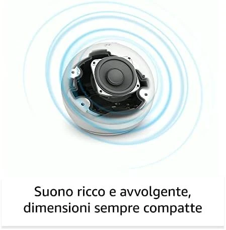 Amazon Echo Dot (5. Gen) nešiojama išmanioji kolonėlė, Medžio anglies spalvos