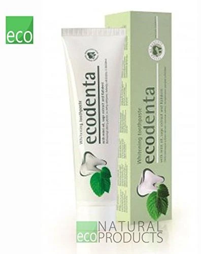 Ecodenta Mint - Šalavijų balinanti dantų pasta 100ml