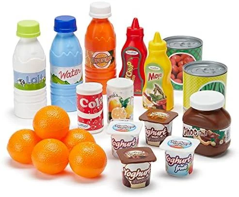 Ecoiffier Žaislinis maisto produktų rinkinys, 20 vnt.