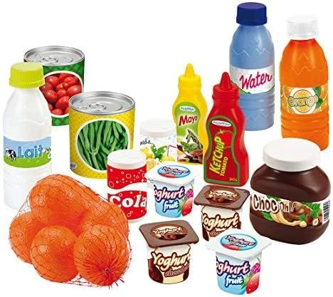 Ecoiffier Žaislinis maisto produktų rinkinys, 20 vnt.