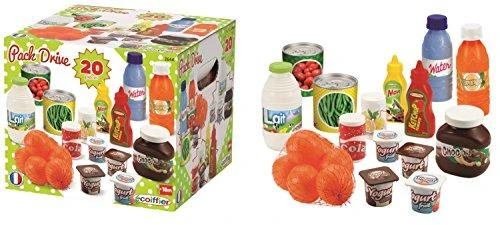 Ecoiffier Žaislinis maisto produktų rinkinys, 20 vnt.