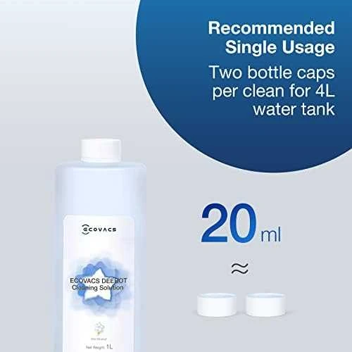 Ecovacs valymo skystis dulkių siurbliams robotams, 1 L