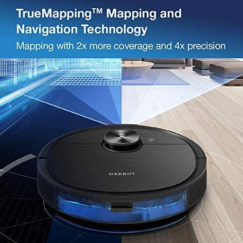 Dulkių siurblys - robotas Ecovacs DEEBOT OZMO T8 AIVI, Juodas | Varle.lt