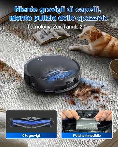 Dulkių siurblys - robotas Ecovacs Deebot T50 Max Pro Omni, Juodas