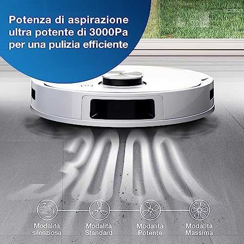 Dulkių siurblys - robotas Ecovacs DEEBOT T9, Baltas