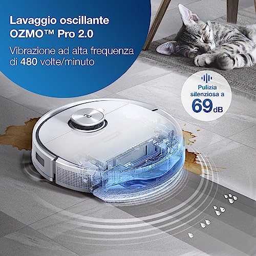 Dulkių siurblys - robotas Ecovacs DEEBOT T9, Baltas