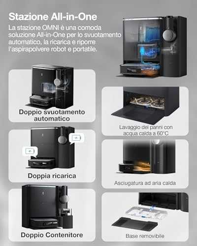 Dulkių siurblys - robotas Ecovacs Deebot X2 Omni