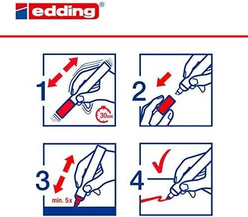 Edding Kreidos žymekliai, 5 vnt., spalvoti