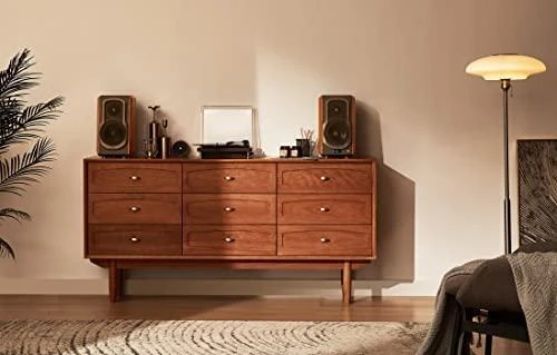 Kolonėlės Edifier S1000W, WiFi/Bluetooth, Rudos spalvos