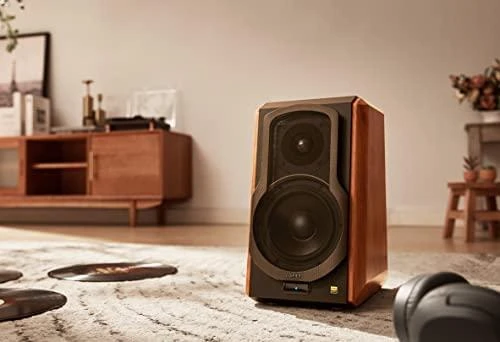 Kolonėlės Edifier S1000W, WiFi/Bluetooth, Rudos spalvos