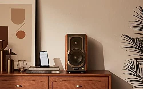 Kolonėlės Edifier S1000W, WiFi/Bluetooth, Rudos spalvos
