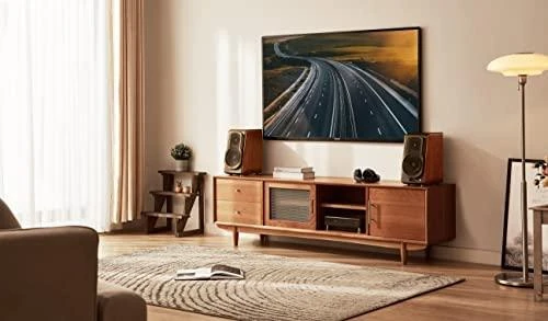 Kolonėlės Edifier S1000W, WiFi/Bluetooth, Rudos spalvos