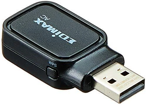 Edimax AC600 Dual-Band Wi-Fi USB Adapteris 2.4GHz/5GHz, Antenos tipas Vidinis, USB jungtys kiekis 1