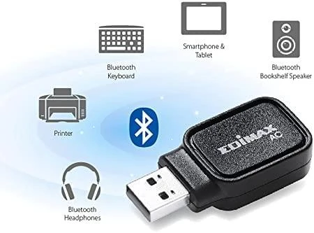 Edimax AC600 Dual-Band Wi-Fi USB Adapteris 2.4GHz/5GHz, Antenos tipas Vidinis, USB jungtys kiekis 1