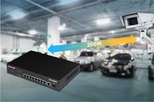 Šakotuvas EDIMAX SMB Gigabit PoE+ su 1 SFP lizdo žiniatinklio išmaniuoju jungikliu