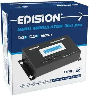 HDMI moduliatorius EDISION 3in1 DVB-T/DVB-C/ISDB-T