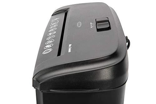 Ednet Popieriaus Smulkintuvas S5 be CD/DVD/kreditinės kortelės lizdo, Pjūvio dydis: 8 mm, pjovimo talpa: 5 lapai, Dėžės talpa: 7 litrai 91604