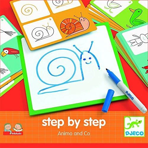 DJECO Piešimo rinkinys Animals and Co, DJ08319 ( DJ08319 )