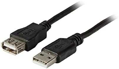 Efb Elektronik USB kabelis EFB USB-A - USB-A 1 m Juodas (K5248SW.1V2)