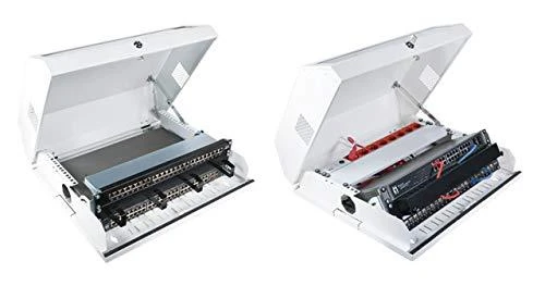 EFB Elektronik 691703V, Prie sienos montuojama lentyna, 8U, 30 kg, Rakto užraktas, Balta