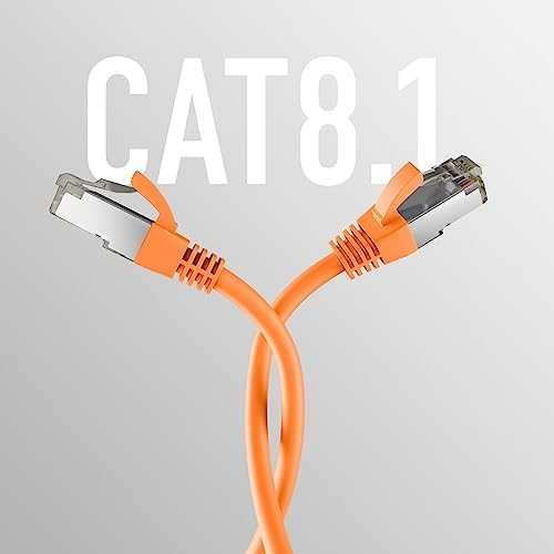 Efb Elektronik M-Cab CAT8.1 Oranžinis 2M PATCH CORD/RJ45 S/FTP LSZH 40GBIT CU LAN