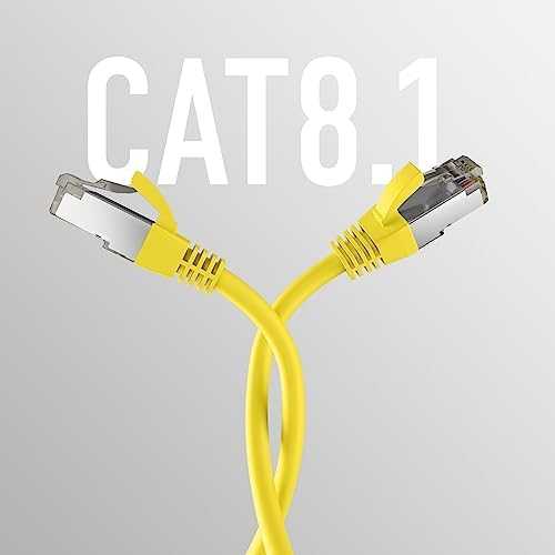 Efb Elektronik M-Cab CAT8.1 Geltonas 0,25M PATCH CORD/RJ45 S/FTP LSZH 40GBIT CU LAN