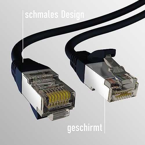 Efb Elektronik M-Cab CAT8.1 Juodas 2M PATCH CORD/RJ45 S/FTP LSZH 40GBIT CU LAN