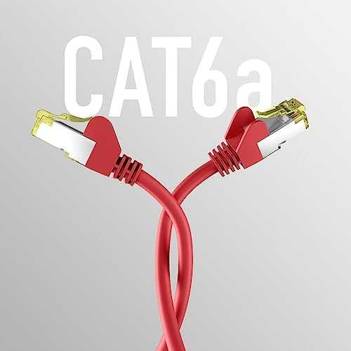 Efb Elektronik M-Cab CAT6A Raudonas 1.5M PATCH CORD/RJ45 S/FTP LSZH 10GBIT CU LAN