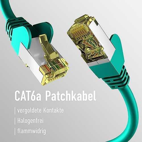 Efb Elektronik M-Cab CAT6A Žalias 2M PATCH CORD/RJ45 S/FTP LSZH 10GBIT CU LAN