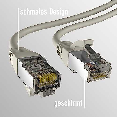 Efb Elektronik PRIEIGOS M-Cab CAT8.1 Pilkas 0.50M PATCH CORD/RJ45 S/FTP LSZH 40GBIT