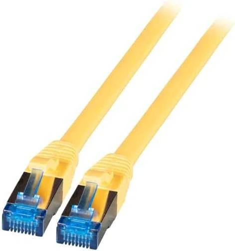 Efb Elektronik EFB RJ45 Komutacinis kabelis S/FTP, Cat.6A,Cat.7 RohCable TPE superflex, 0,15m, geltonas (K5525FGE.0,15)